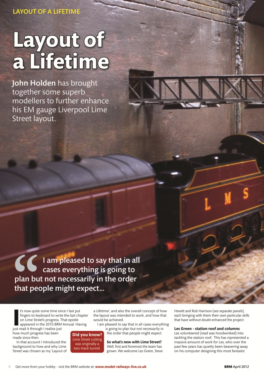 British Railway Modelling (BRM) Preview Pages