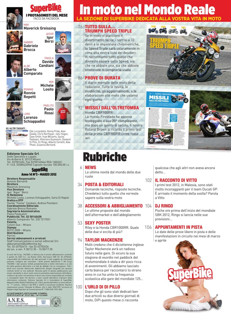 Superbike Italia Preview Pages