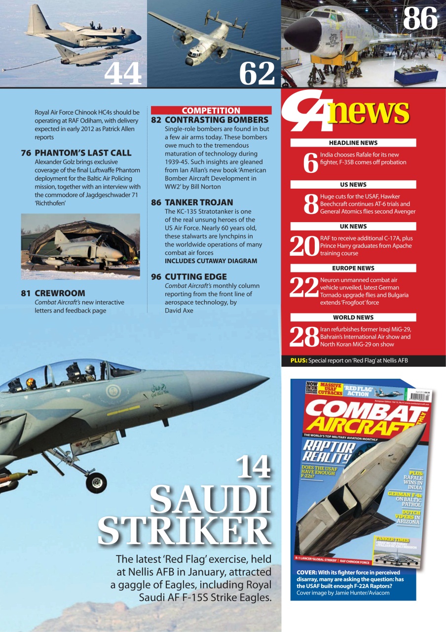 Combat Aircraft Journal Preview Pages