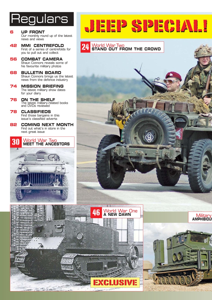 Military Machines International Preview Pages