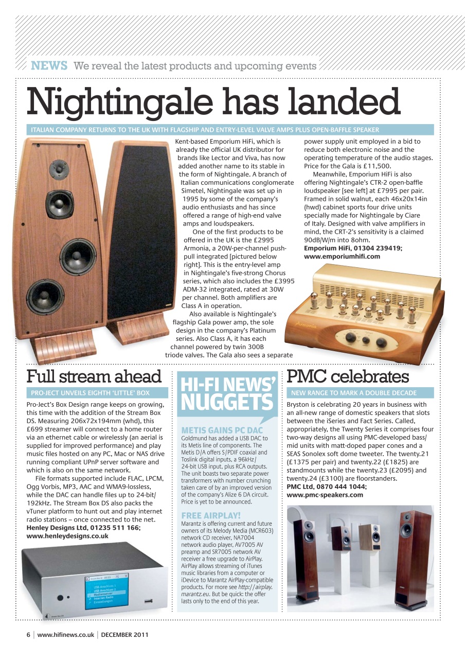 Hi-Fi News Preview Pages
