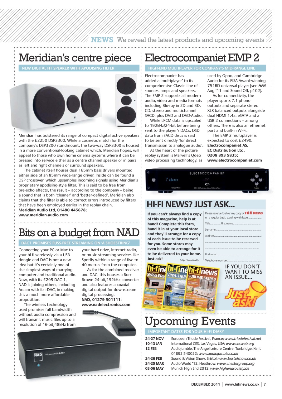 Hi-Fi News Preview Pages