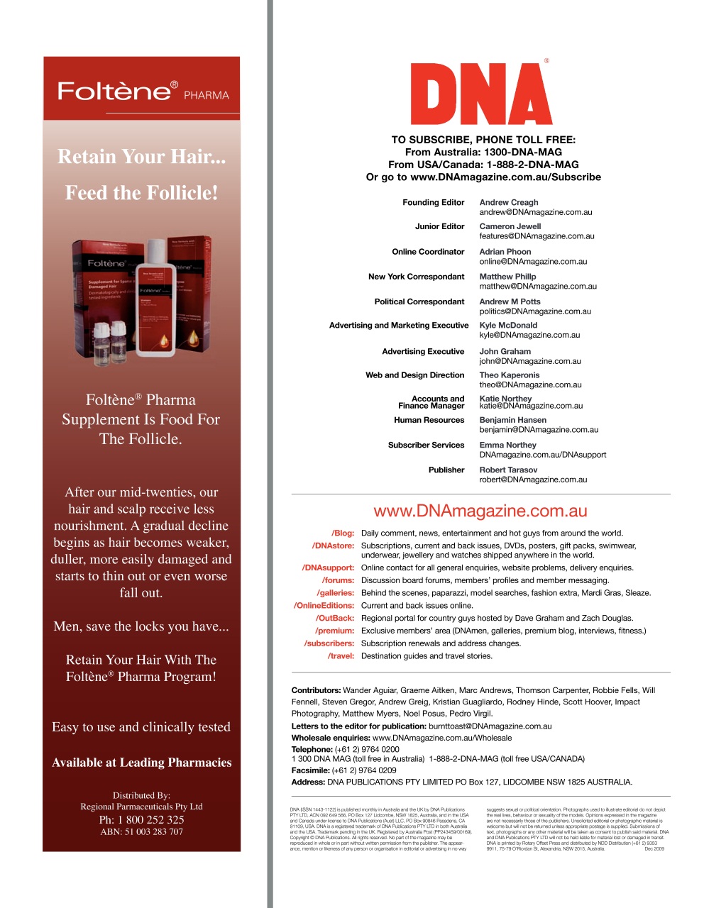 DNA Magazine Preview Pages