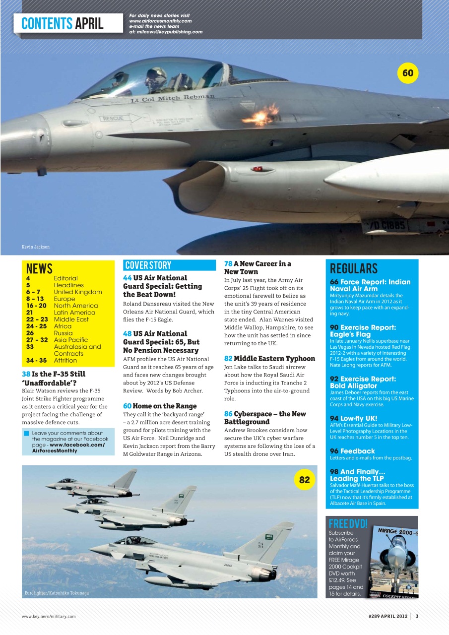 AirForces Monthly Preview Pages