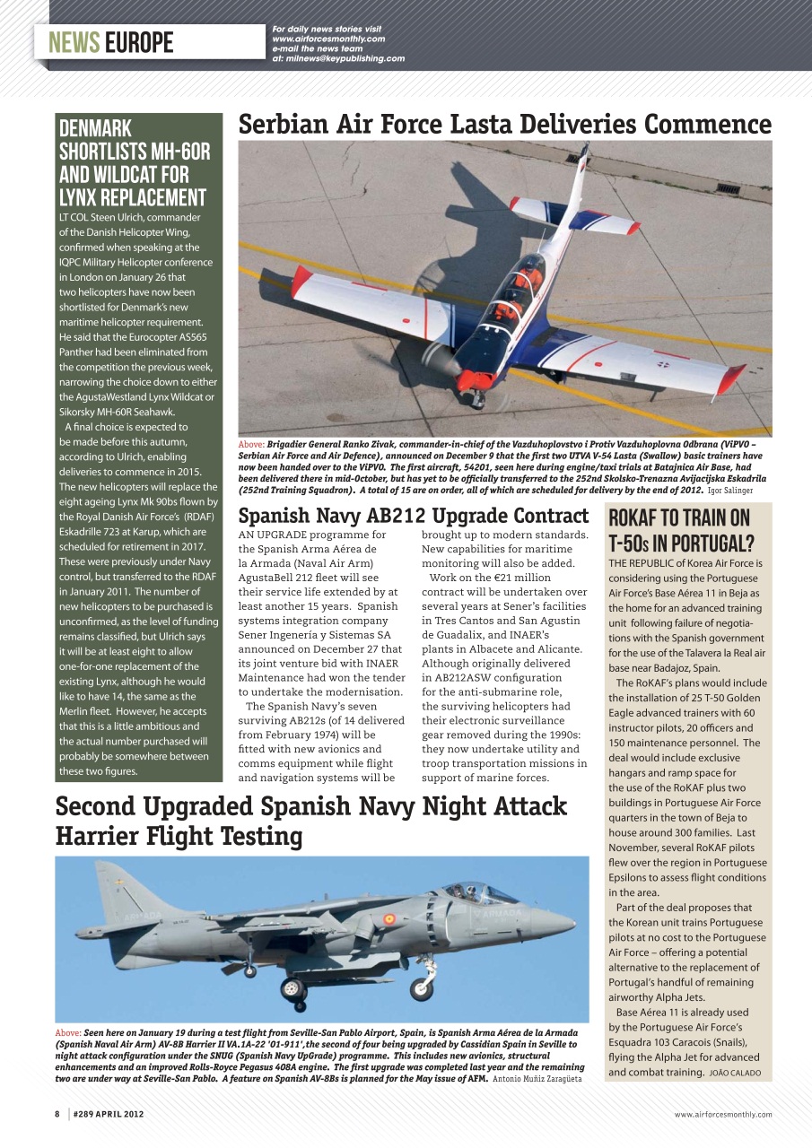 AirForces Monthly Preview Pages