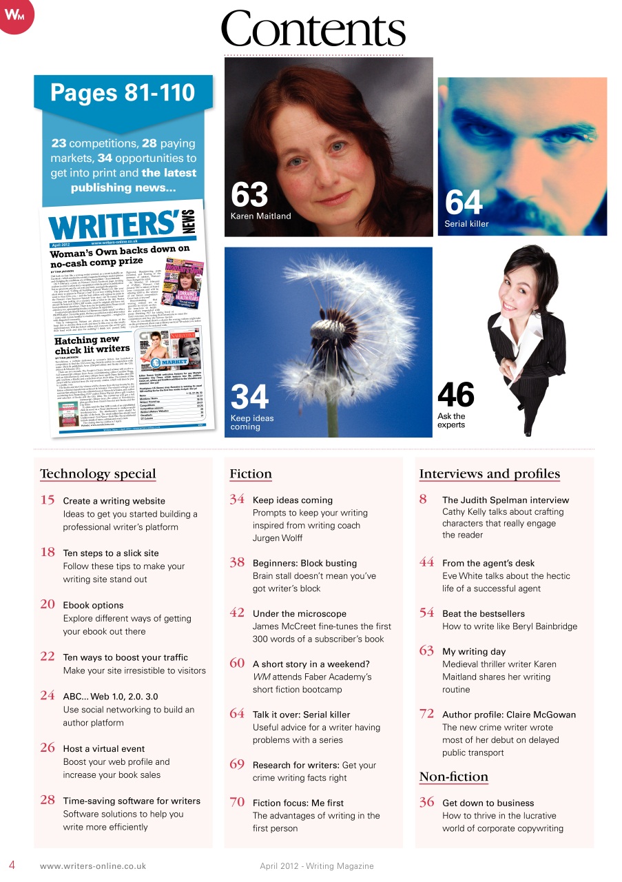 Writing Magazine Preview Pages