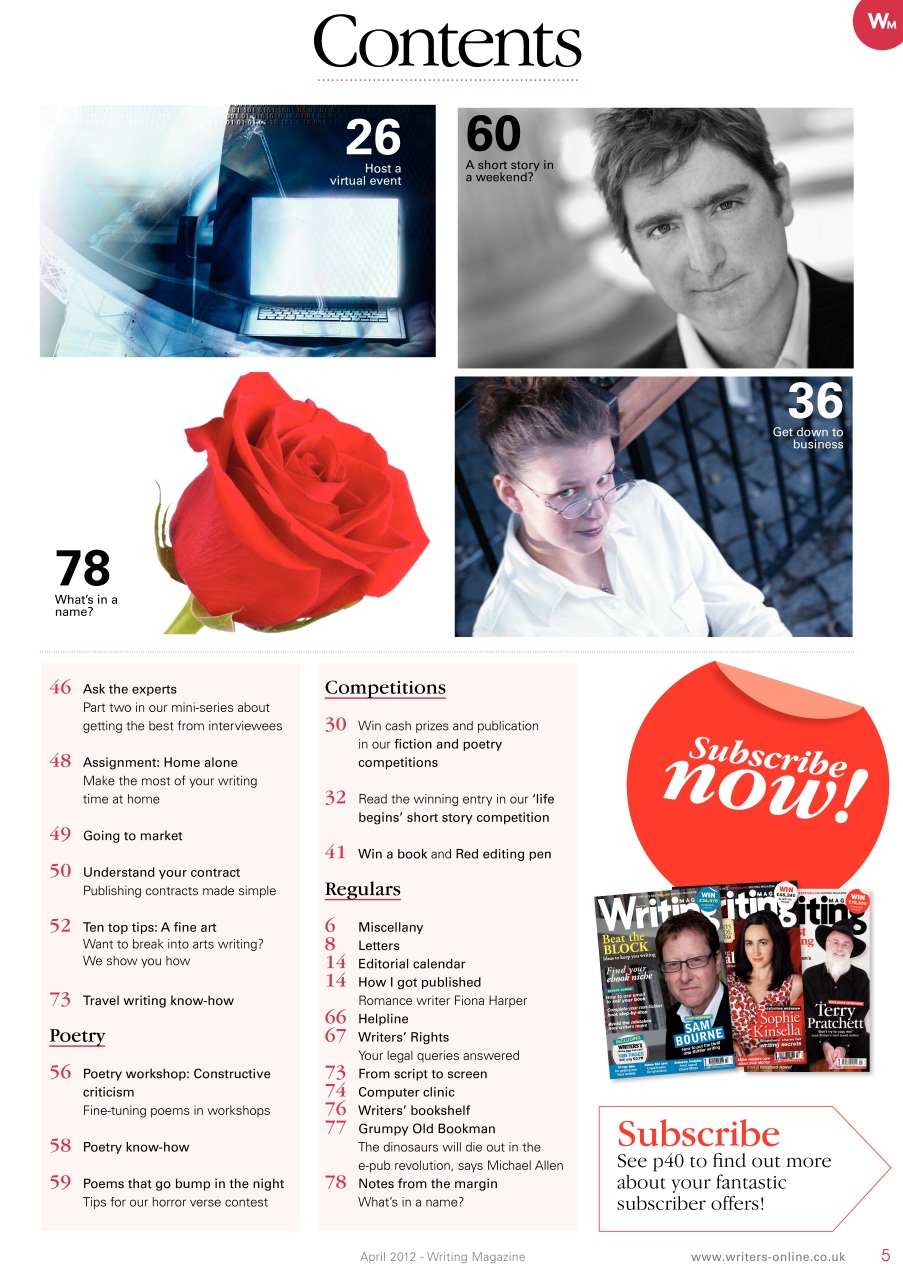 Writing Magazine Preview Pages