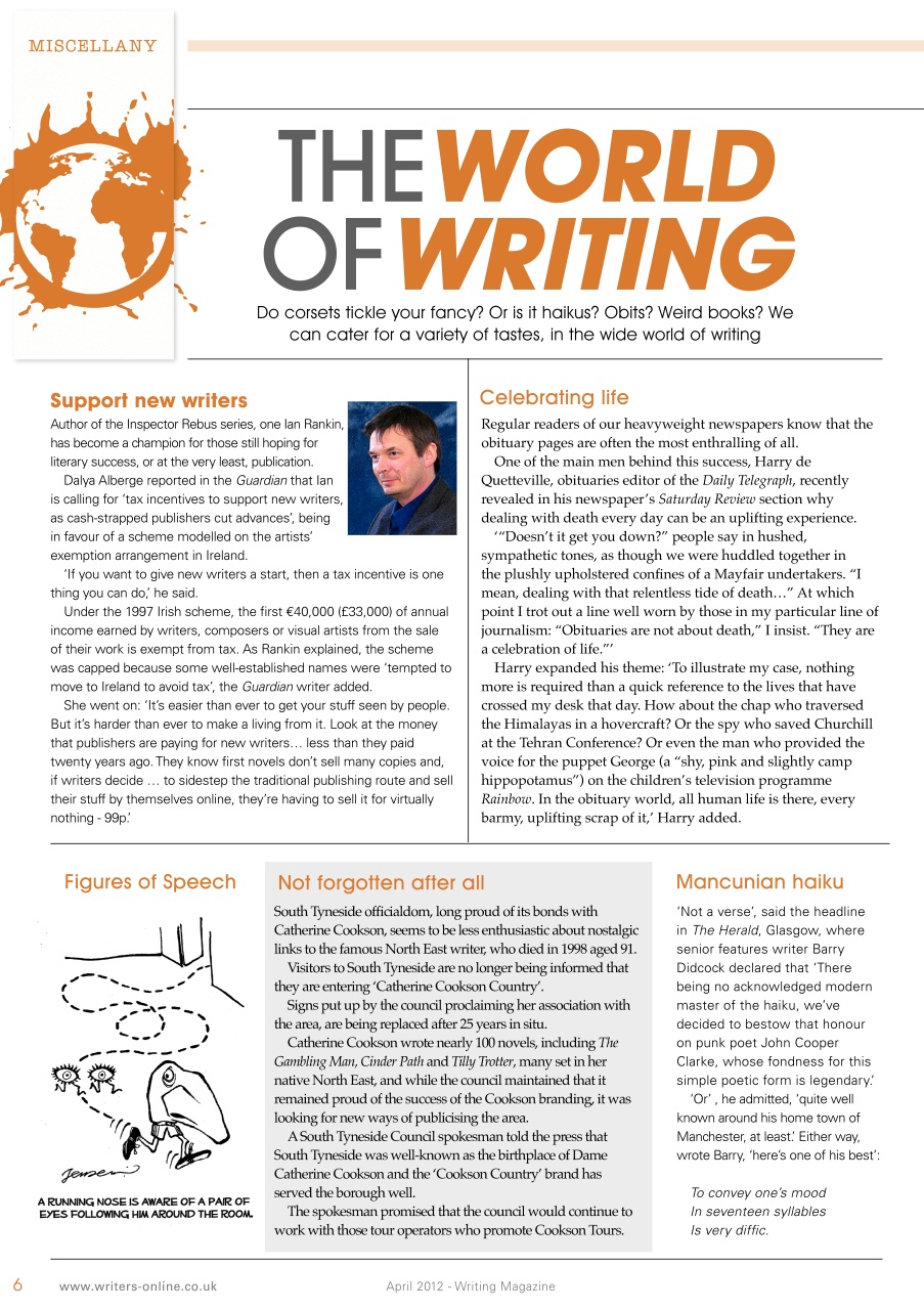 Writing Magazine Preview Pages
