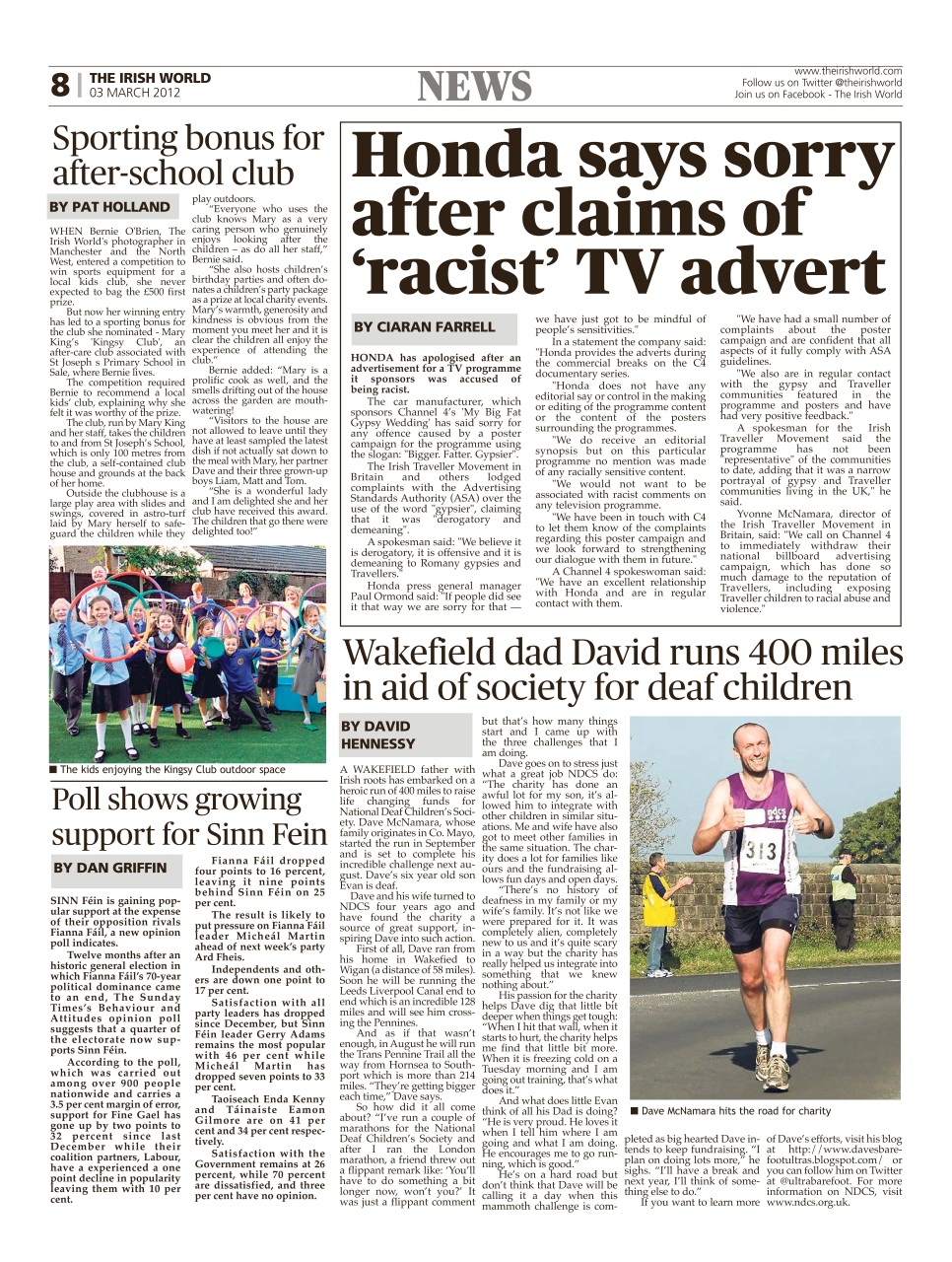 Irish World Preview Pages