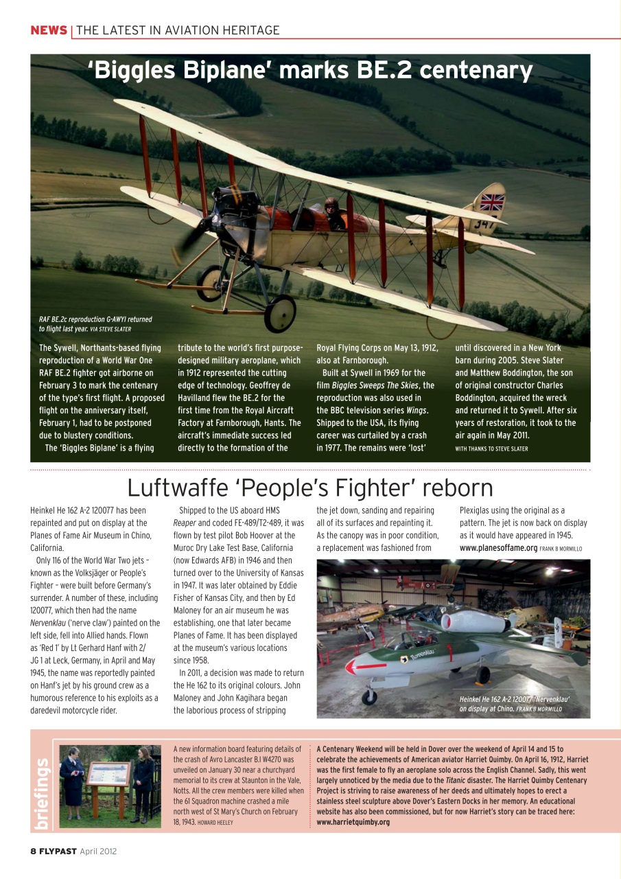 FlyPast Preview Pages