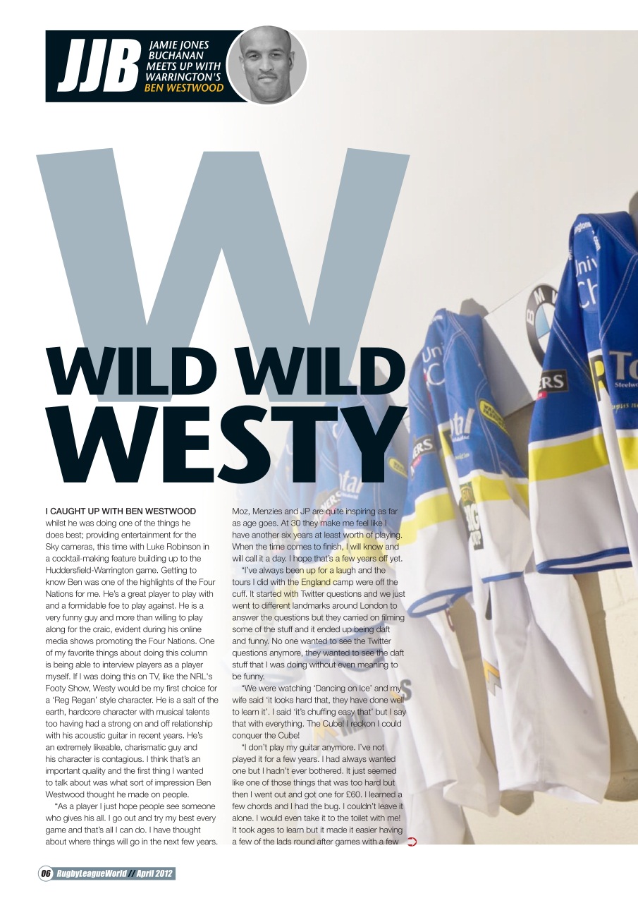 Rugby League World Preview Pages