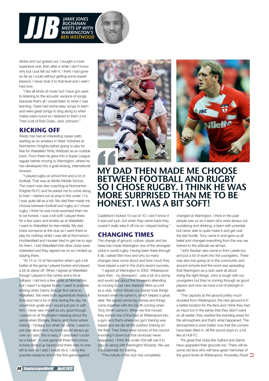 Rugby League World Preview Pages