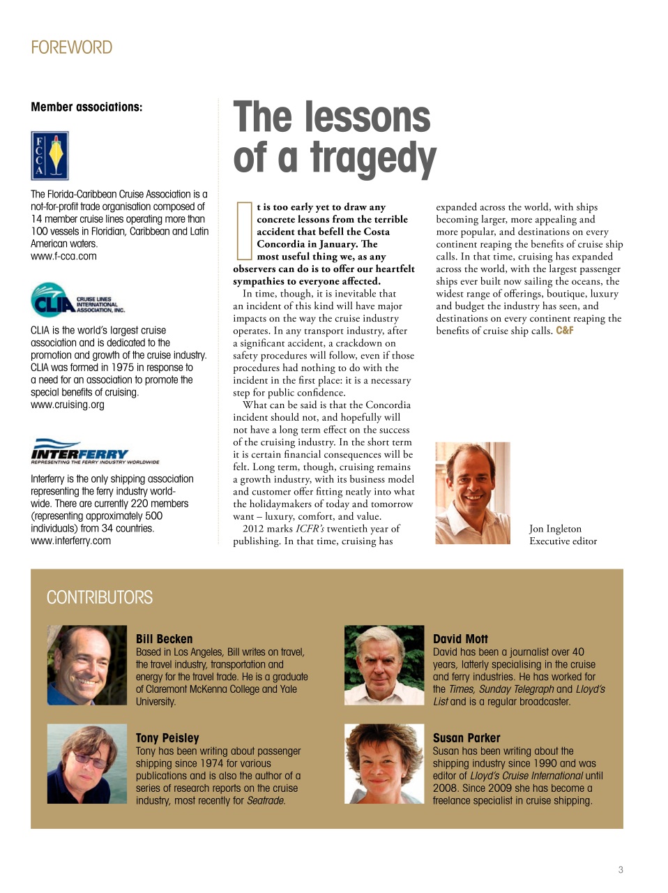 Cruise & Ferry Preview Pages