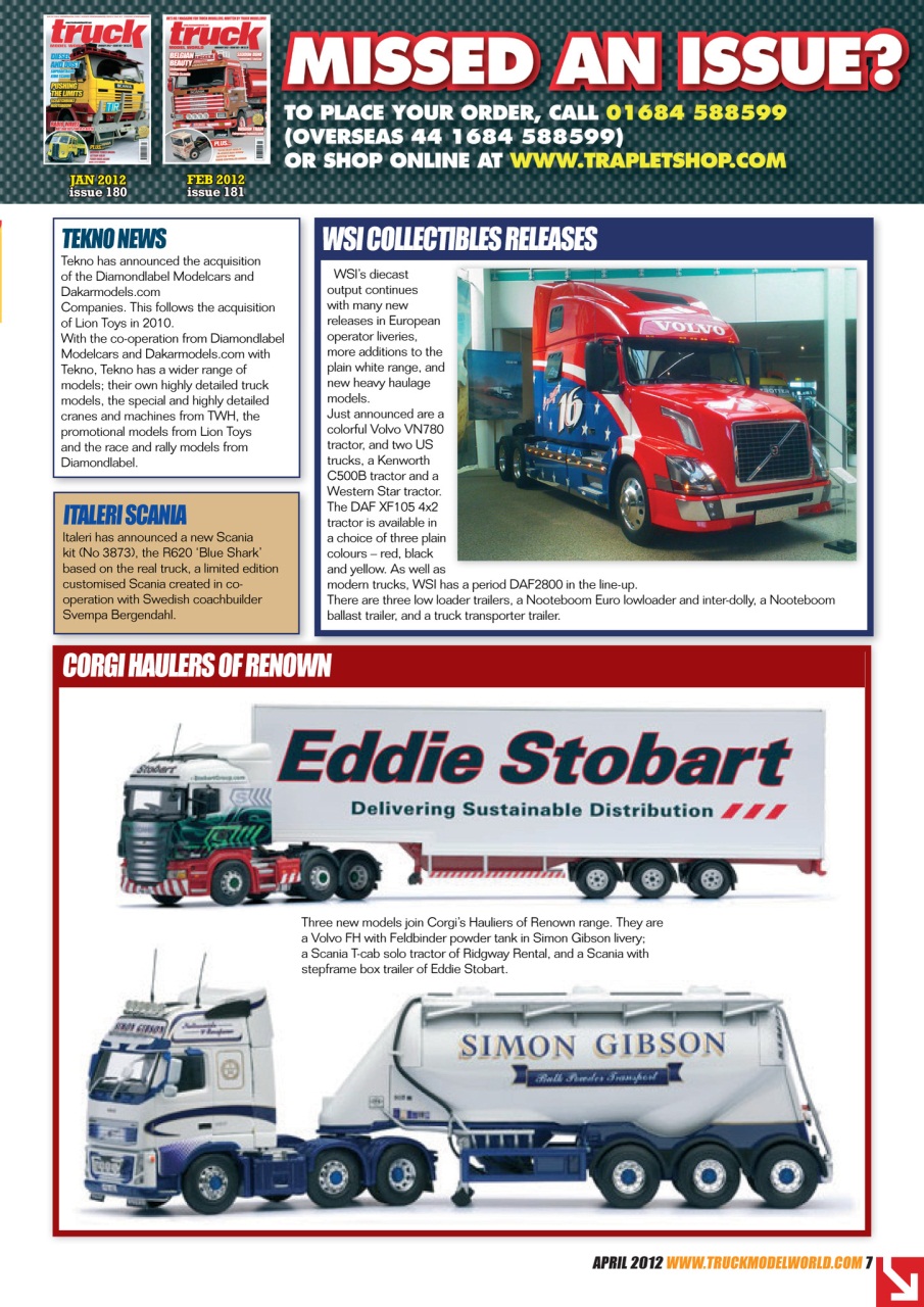 Model Car Truck Motorcycles World Preview Pages