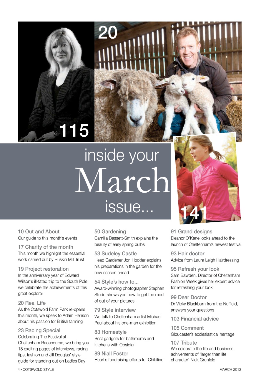 Cotswold Style Preview Pages