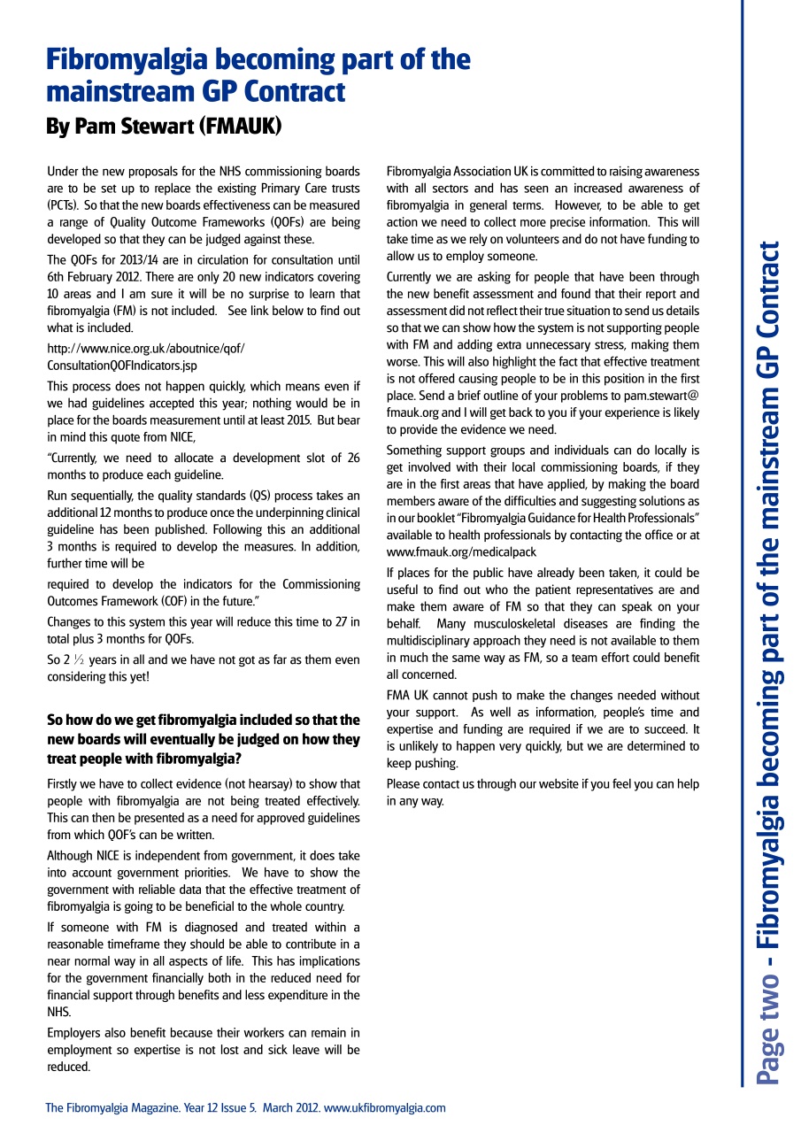 Fibromyalgia Magazine Preview Pages