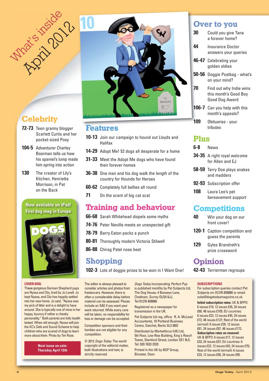 Dogs Today Magazine Preview Pages