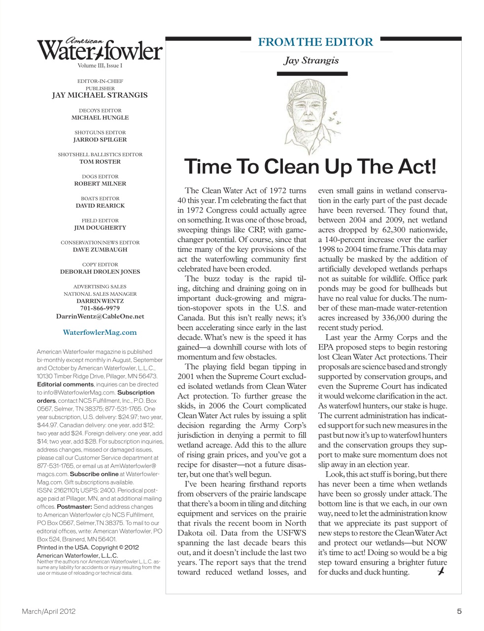 American Waterfowler Preview Pages