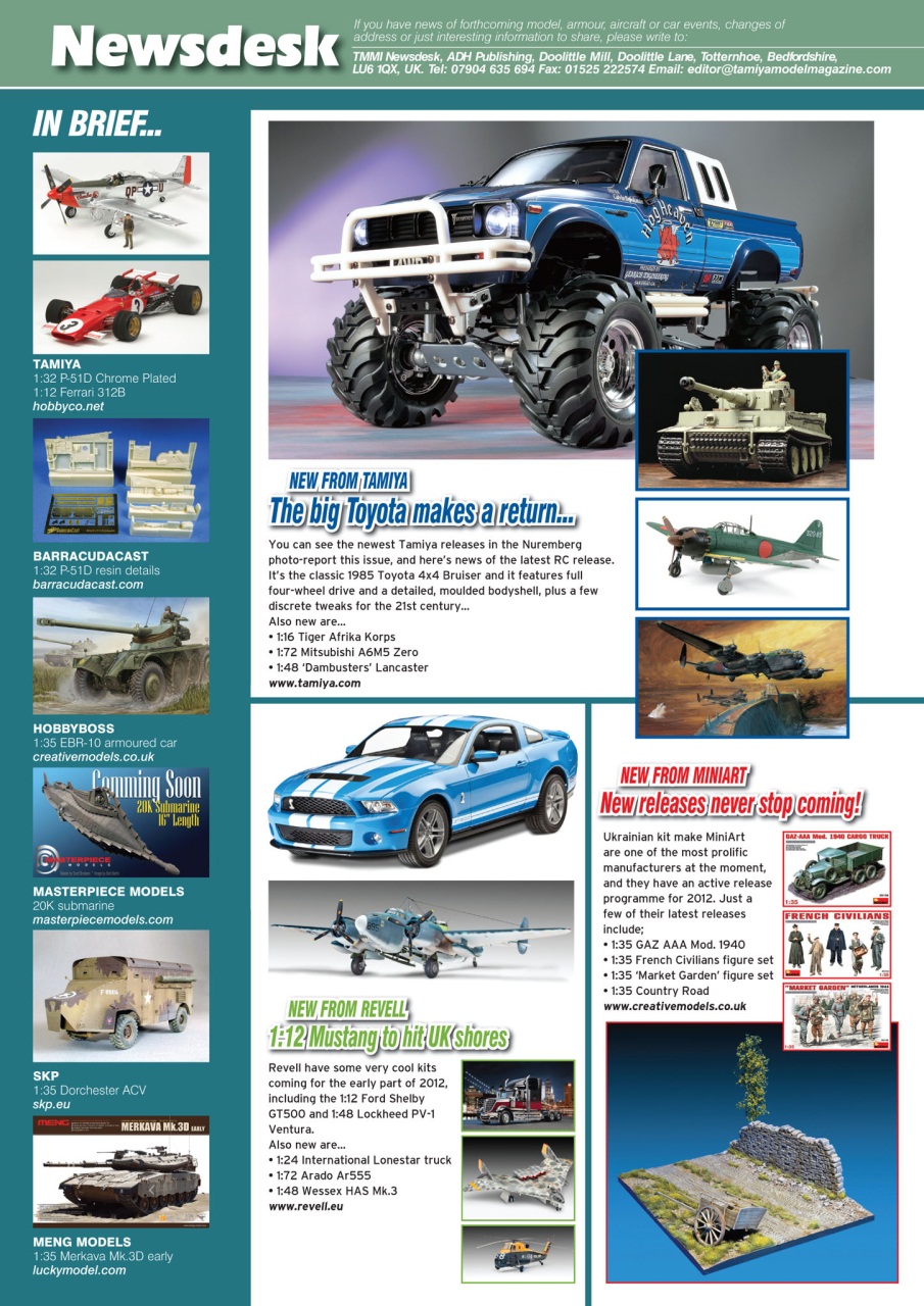 Tamiya Model Magazine Preview Pages