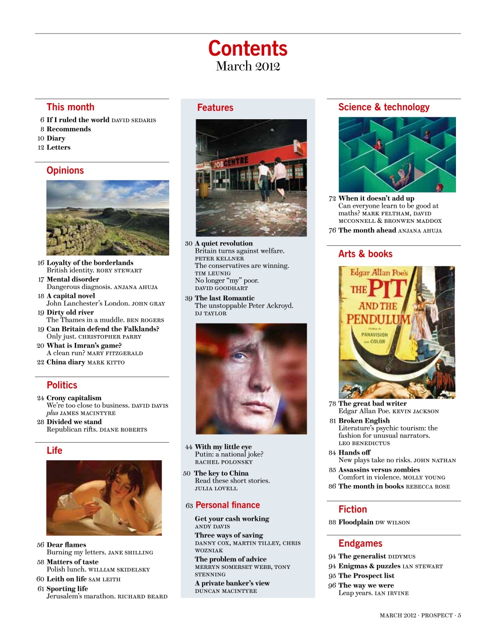 Prospect Magazine Preview Pages