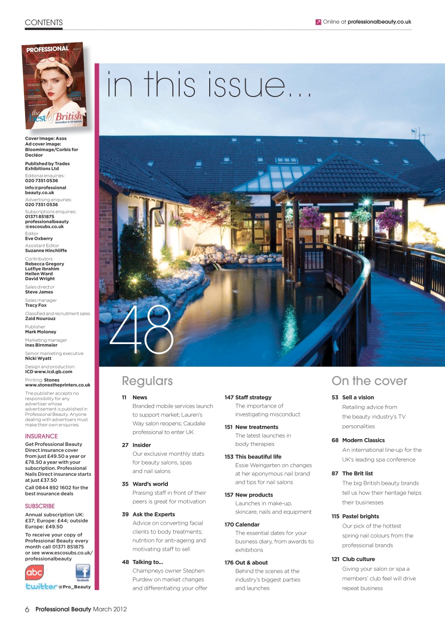 Professional Beauty Preview Pages