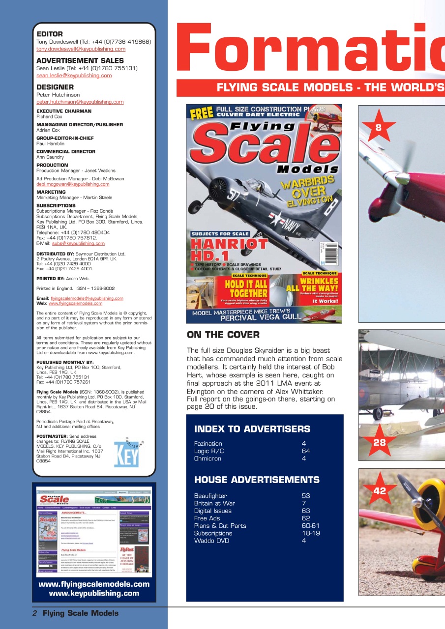 Flying Scale Models Preview Pages