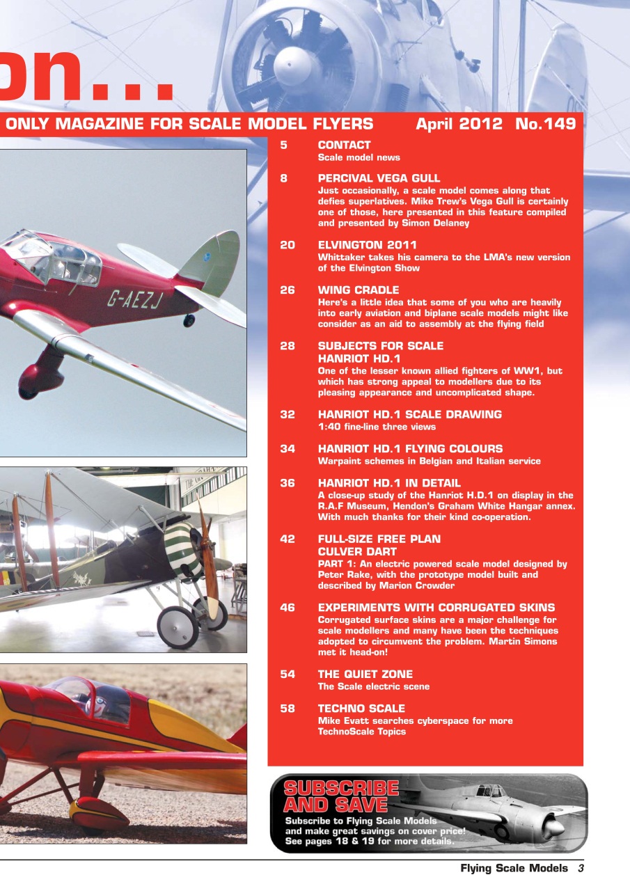 Flying Scale Models Preview Pages