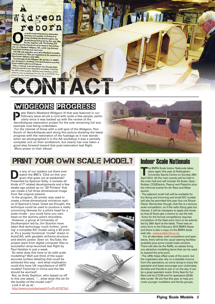 Flying Scale Models Preview Pages