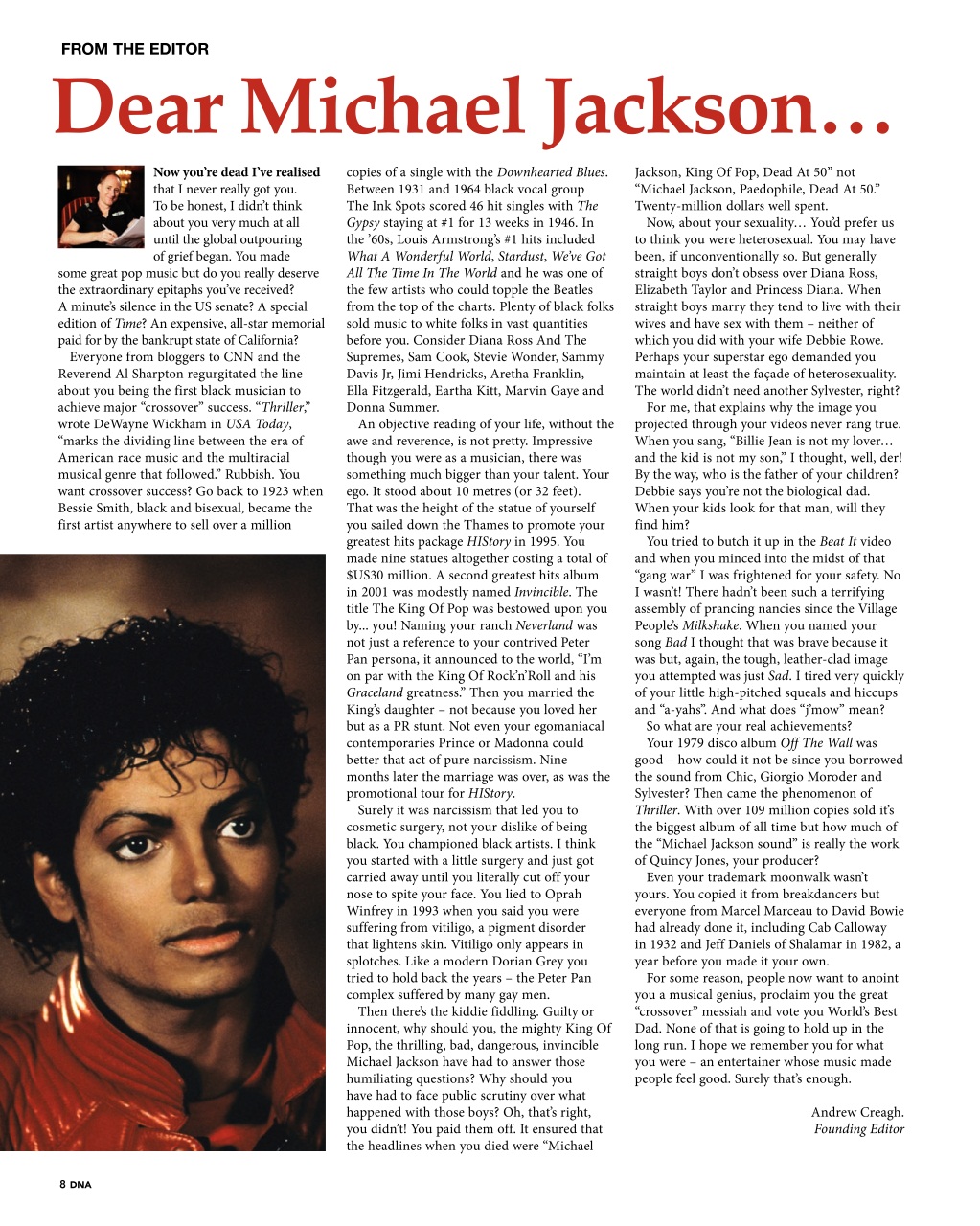 DNA Magazine Preview Pages