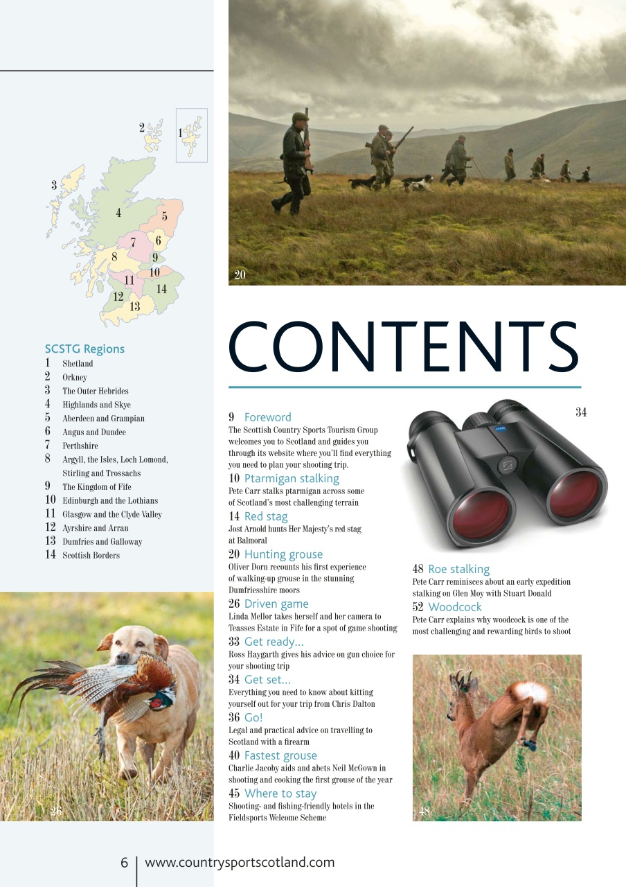 Shoot in Scotland Preview Pages