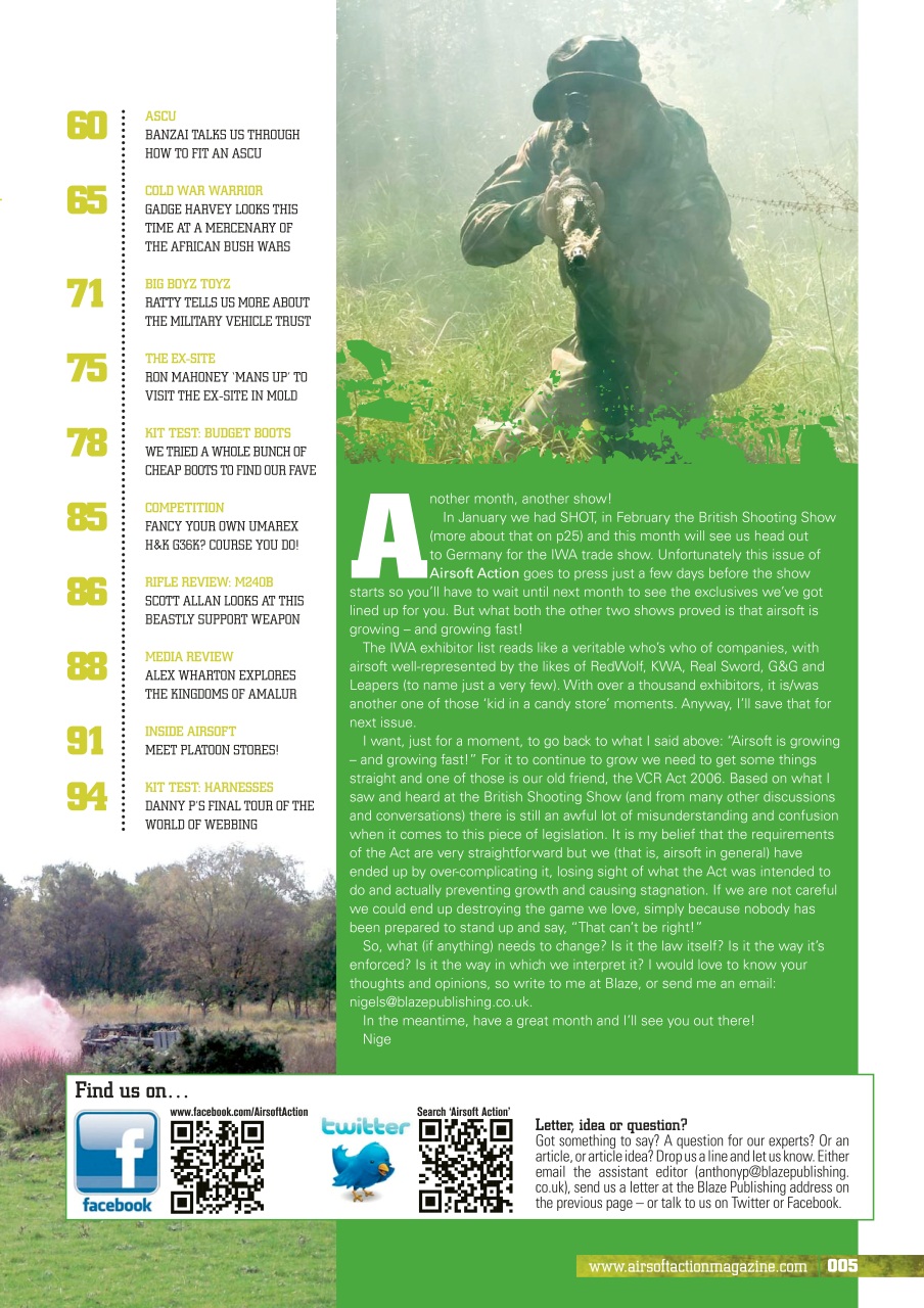 Airsoft Action Preview Pages