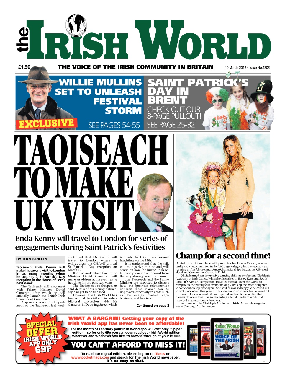 Irish World Preview Pages