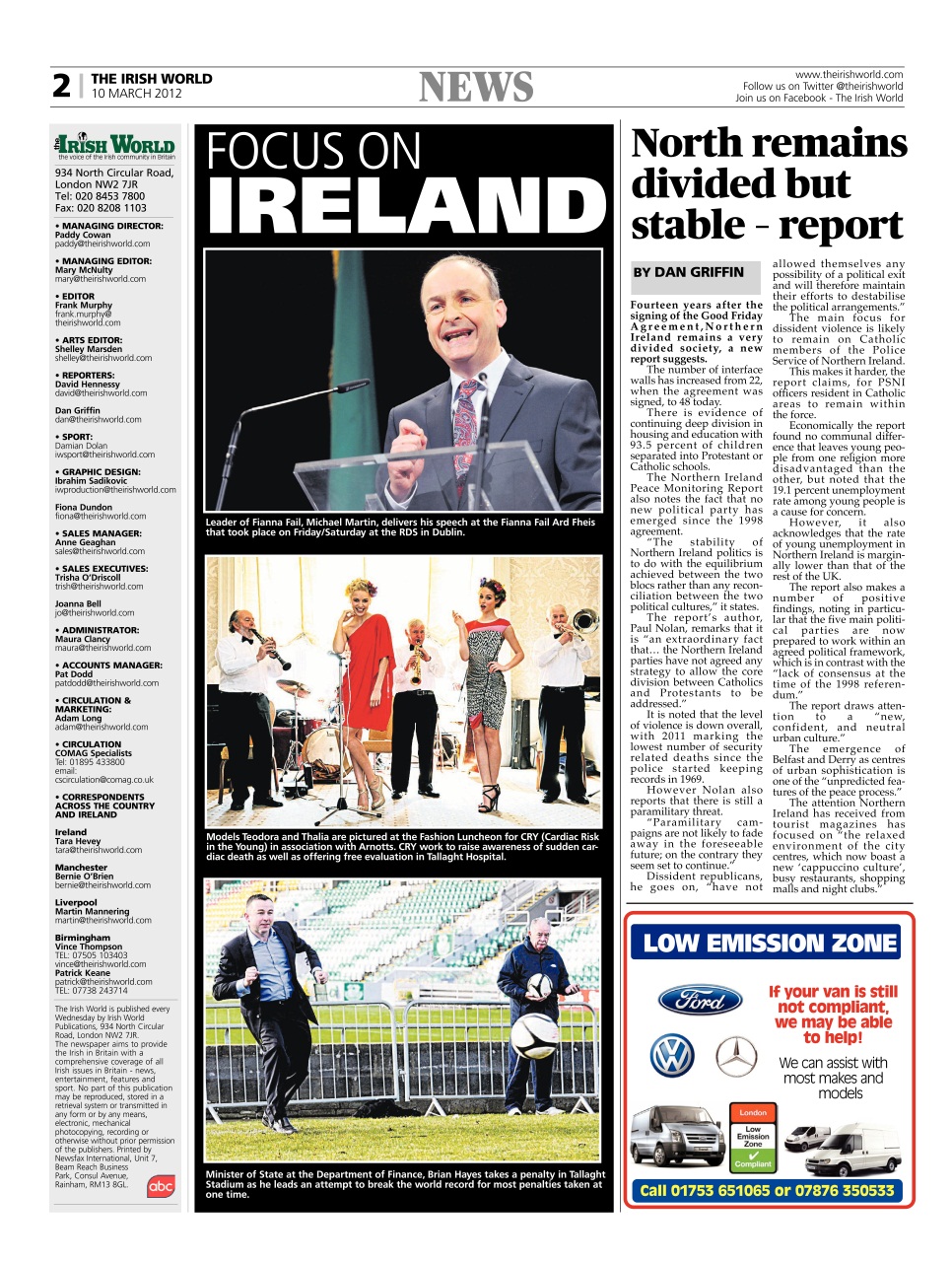 Irish World Preview Pages