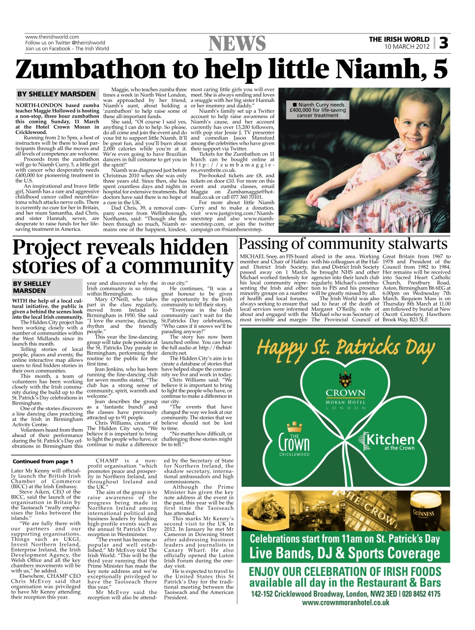 Irish World Preview Pages