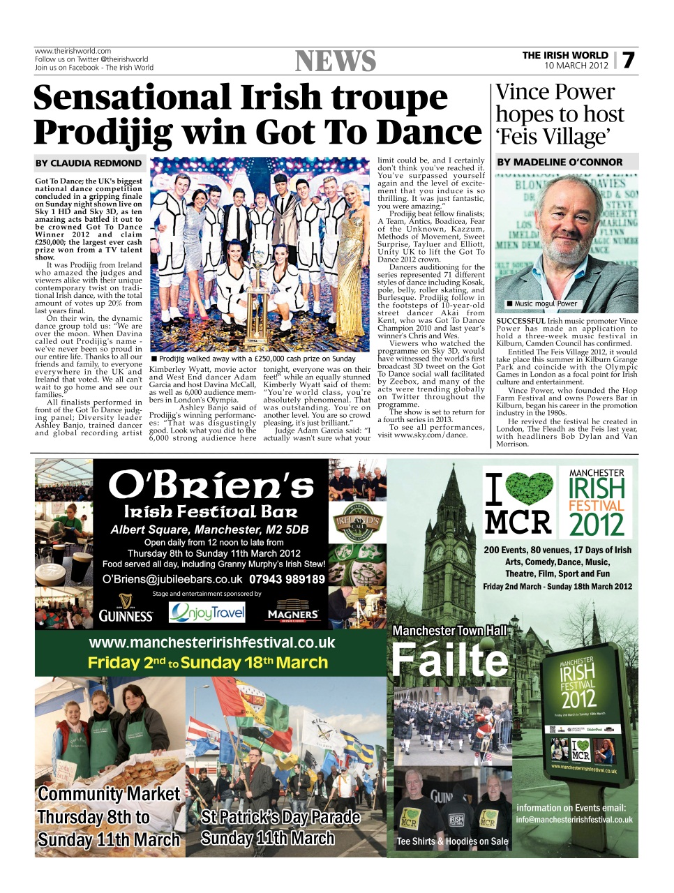 Irish World Preview Pages