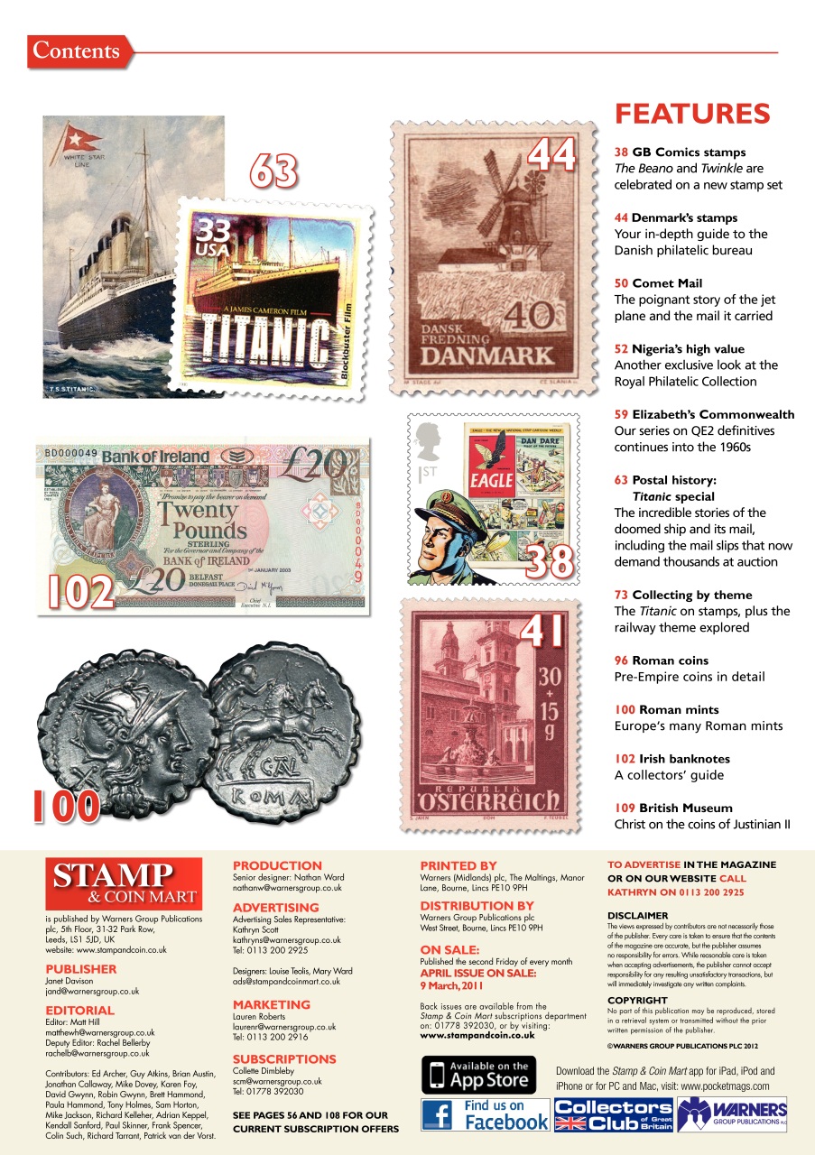 Stamp Collector Preview Pages
