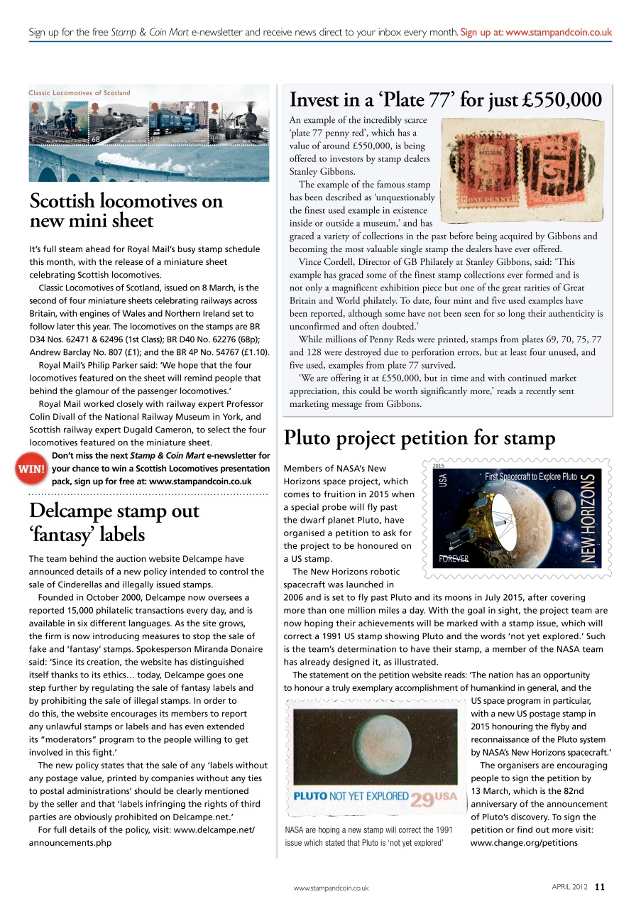 Stamp Collector Preview Pages