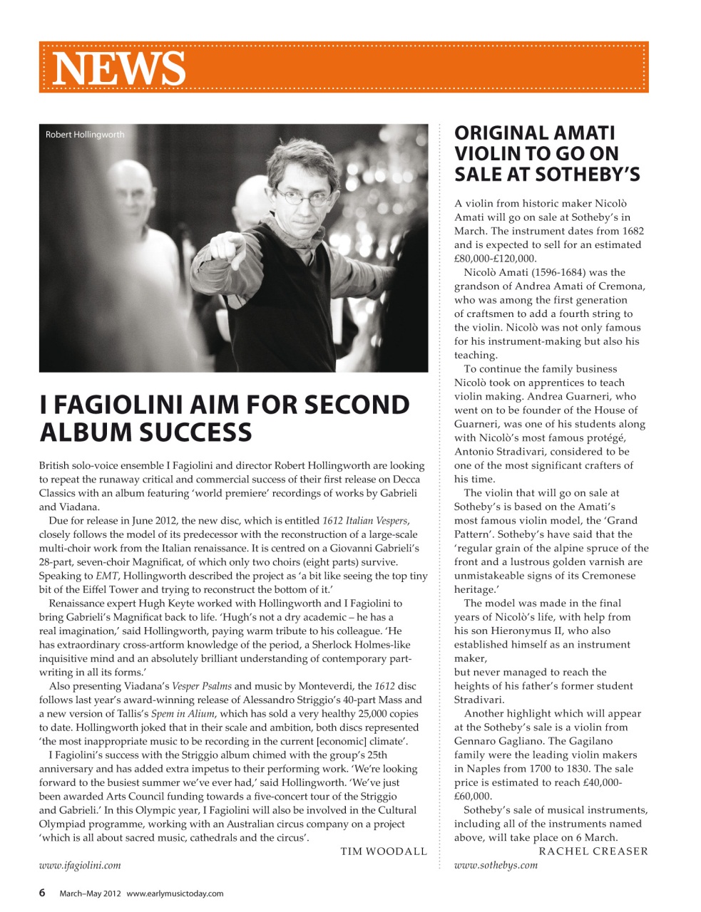 Early Music Today Preview Pages