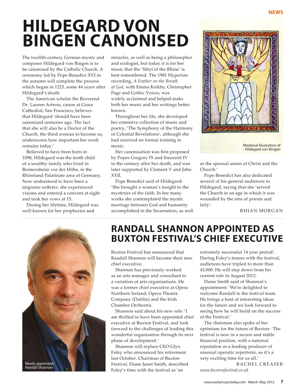 Early Music Today Preview Pages