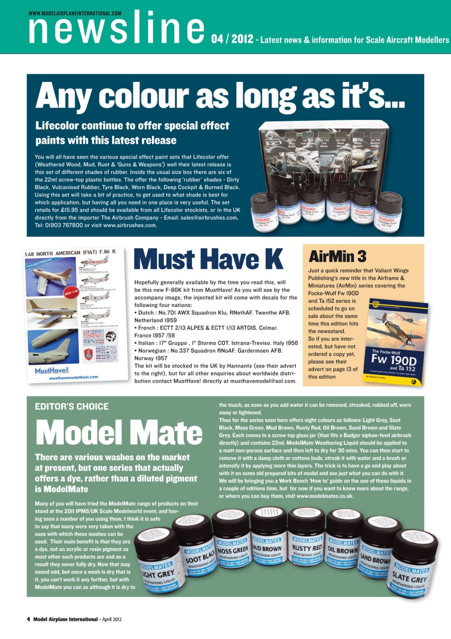 Model Airplane International Preview Pages
