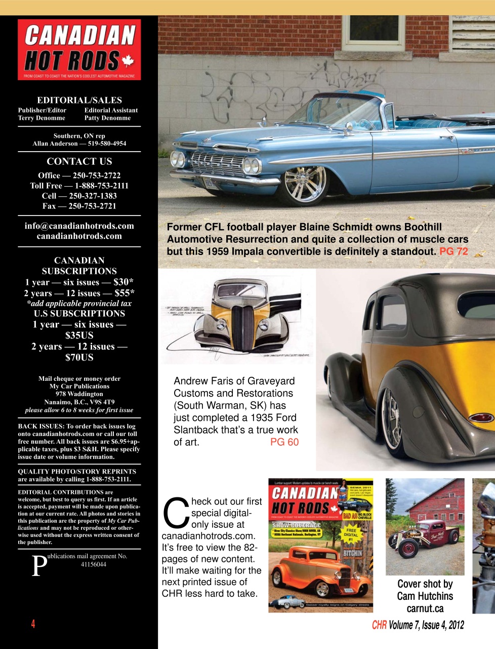 Canadian Hot Rods Preview Pages