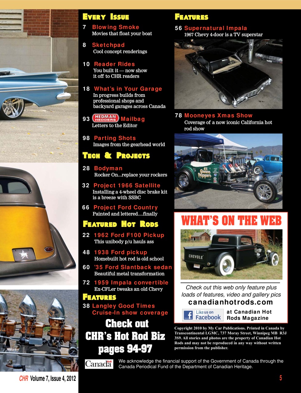 Canadian Hot Rods Preview Pages
