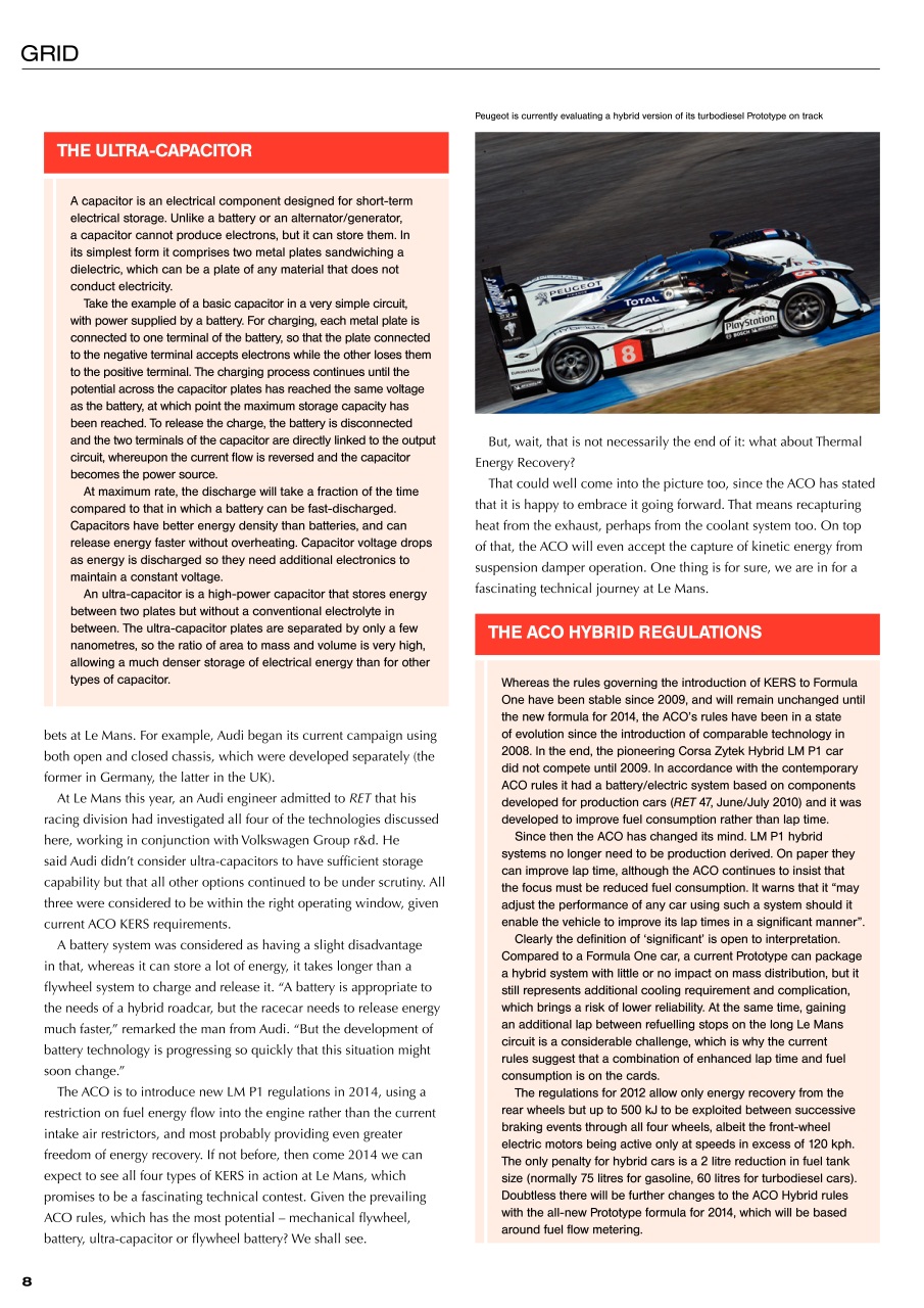 Race Engine Technology Preview Pages