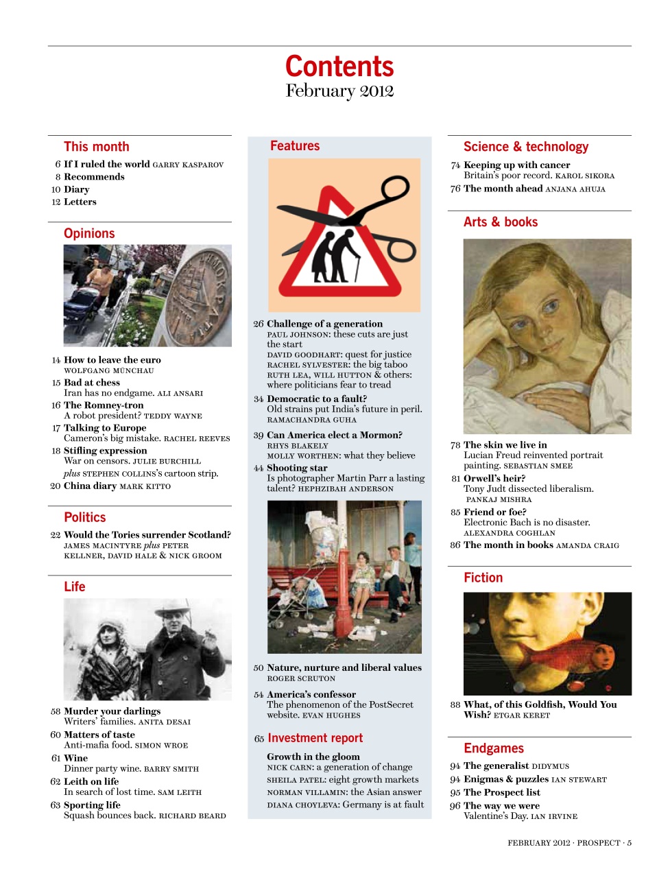 Prospect Magazine Preview Pages