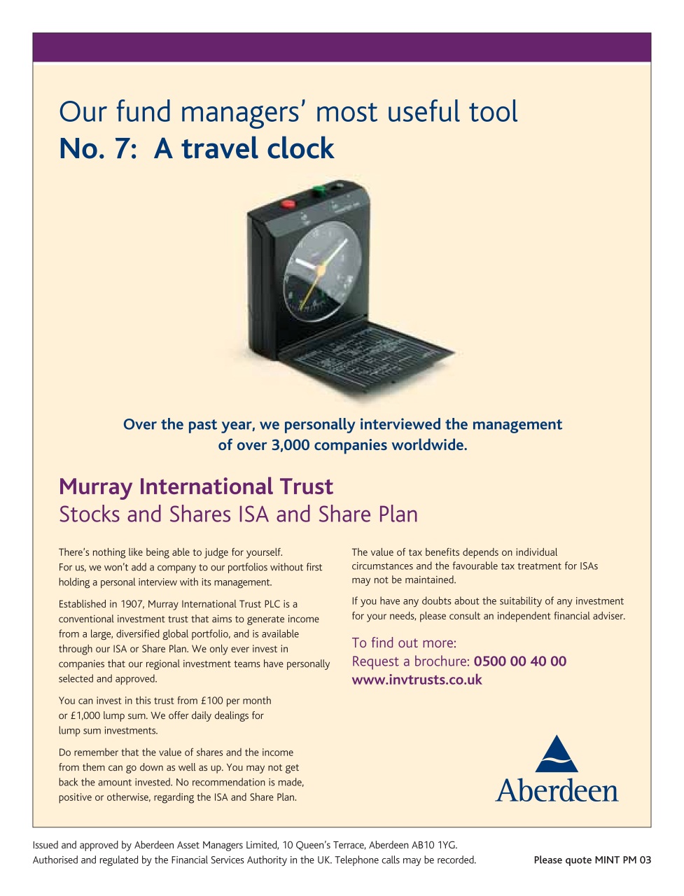 Prospect Magazine Preview Pages