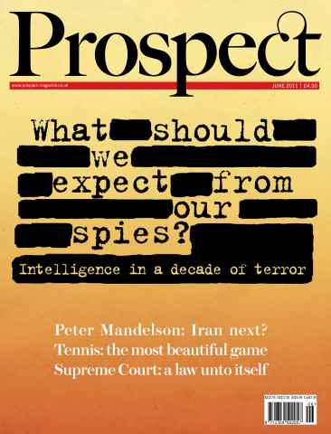 Prospect Magazine issue 183. June 2011