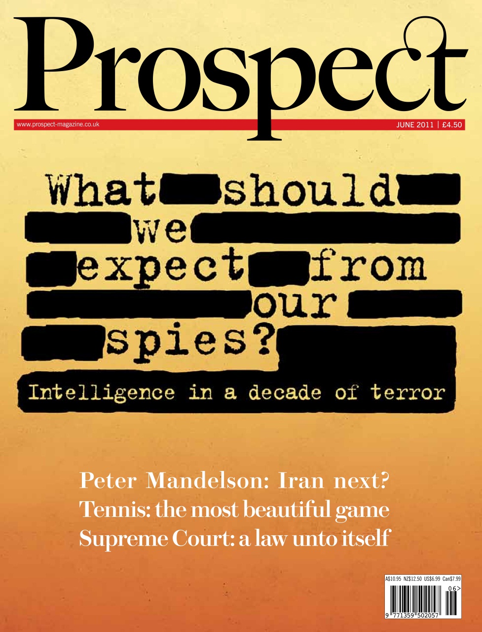 Prospect Magazine Preview Pages