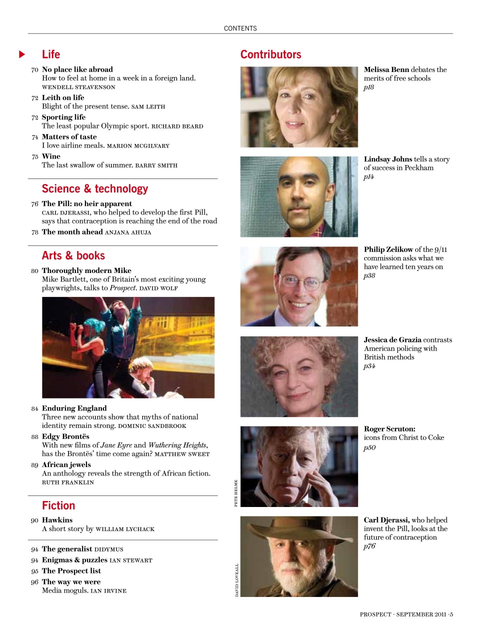 Prospect Magazine Preview Pages