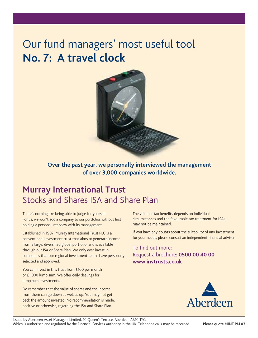 Prospect Magazine Preview Pages