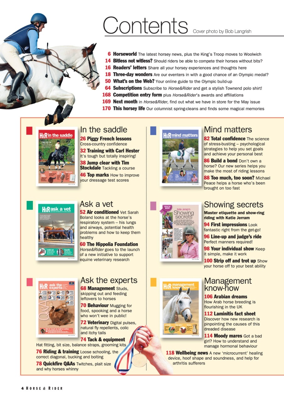Horse&Rider Magazine - UK equestrian magazine for Horse and Rider Preview Pages